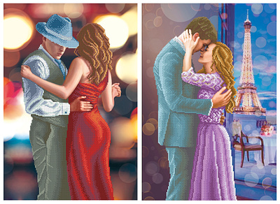 embroidery design couple of lovers design embroidery illustration pixelart