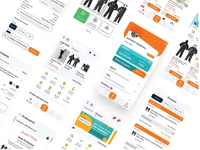 Dropship - Reseller App app chart detail dropship ecommerce home illustrator modern orange order product detail profile ui ux ux design wallet