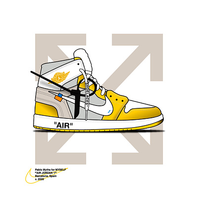 Air Jordan 1 x Off White "Canary" air jordan canary hype kicks moda nba nike nike air nike air max nike running nike shoes off white raffle release shoelaces sneaker sneakers style