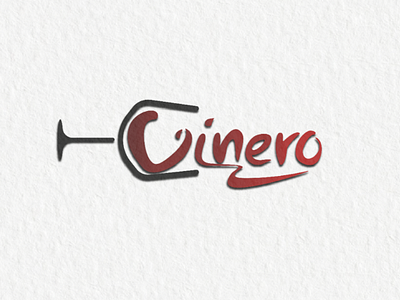 Vine logo logo design flat