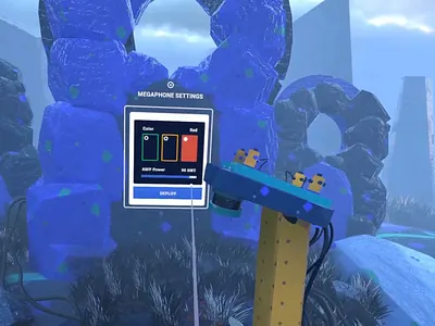 Megaphone animal ar design duck fun game interaction megaphone scripting sound ui unity vr