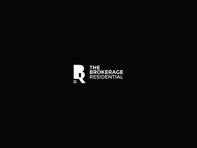 The Brokerage Residential branding design flat illustration illustrator logo minimal type typography vector