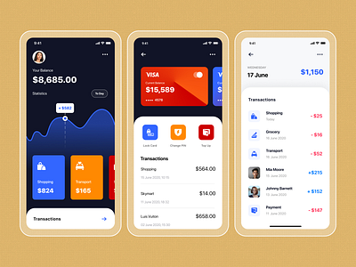 Finance mobile app UI app design application design application ui banking app figma finance app mobile app design mobile design mobile ui mobile ui design