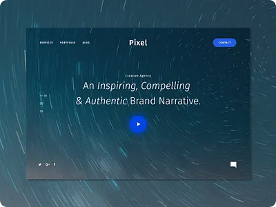Concept Design For Creative Agency Website app branding design designer icon illustration interface landing layout logo page typography ui uidesign ux vector web webdesign website