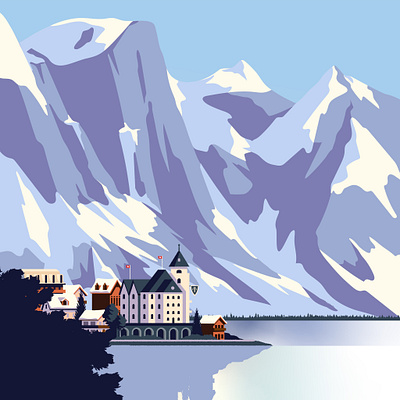 Over the Alps illustration apple arcade design environment game design games graphic design illustration vector