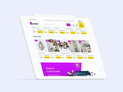 Remart hypermarkets website concept flat minimal ui ui ux design uidesign ux uxdesign web web design