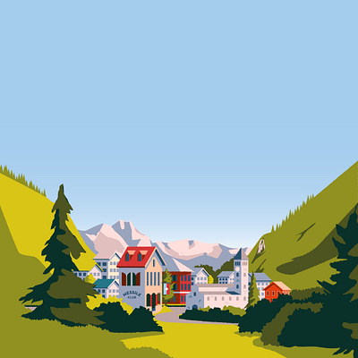 Over the Alps Environment Illustration apple arcade design environment game art game design games graphic design illustration vector