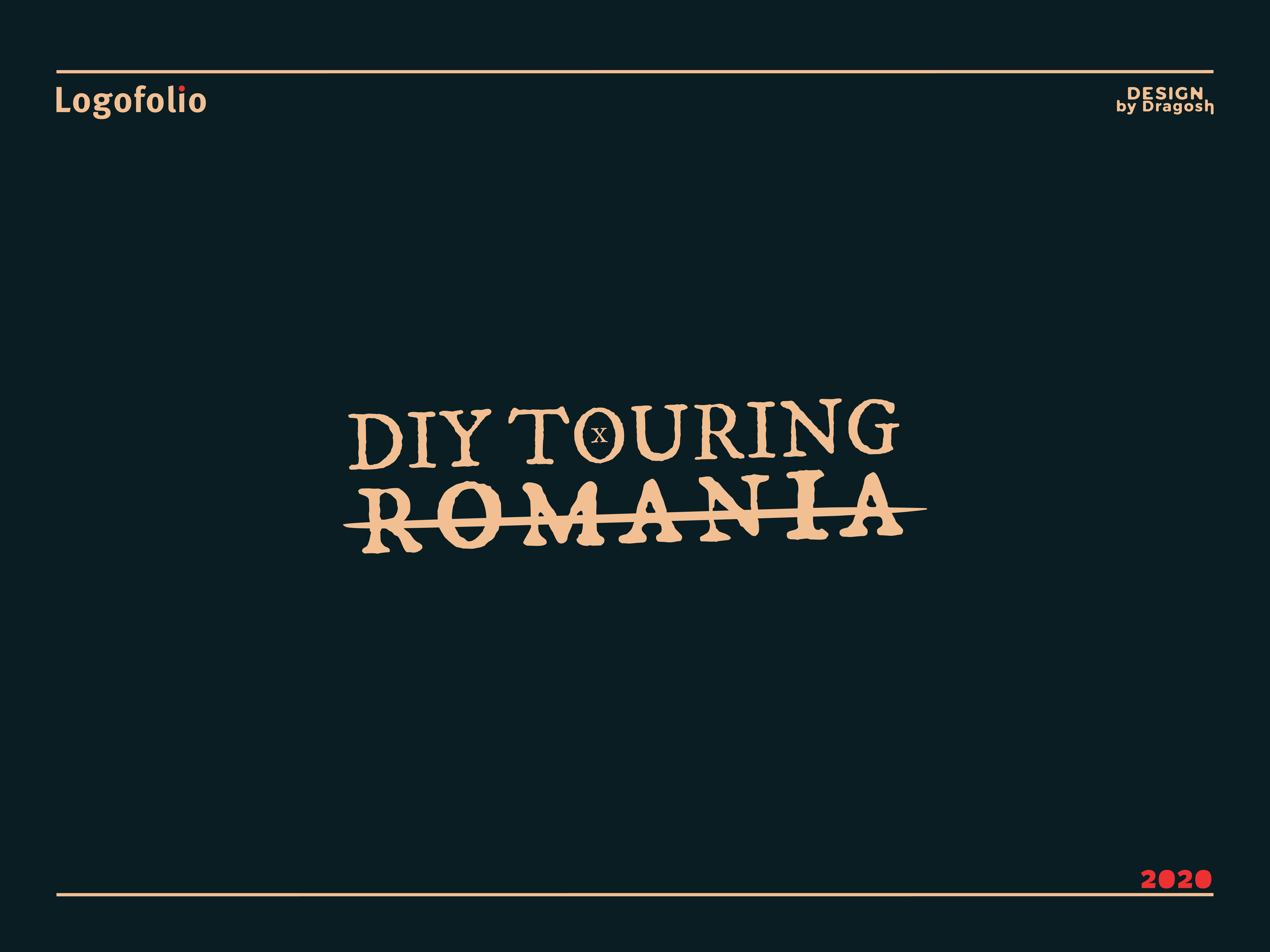 Example of Logofolio 2020 / Logo for DIY Touring Romania