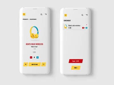 Beats UI design concept. adobexd animation beats chennai designer design figma guna1993 minimalist minimalist design mobile app mobile app design mobileui mockup prototype uidesign user experience user interface design ux ui uxuidesign wireframes