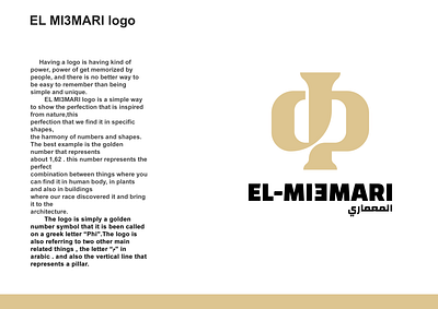 El Mi3mari architecture brand branding design golden goldenratio icon illustration logo luxury typography web