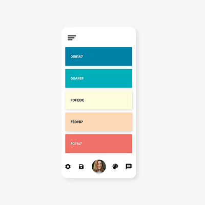 Coolors App Concept branding color palette color psychology colorful colors colour theory colour wheel colours design flat illustration illustrator minimal ui design ui design challenge uiux uiuxdesigner user experience ux