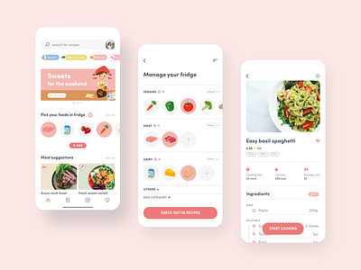 Meal suggestion app app app design application colors design ios ios app mobile mobile app ui uidesign uiux ux uxdesign