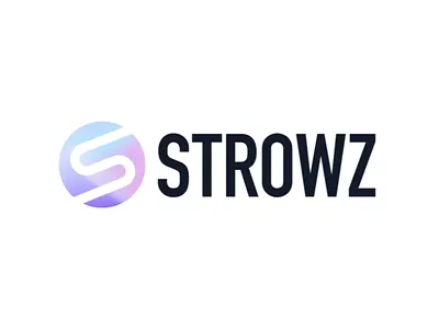 Strowz - Branding & Landing animation app brand branding finance fintech geometry icon identity interaction interface landing page logo mark motion negative promo symbol typography ui