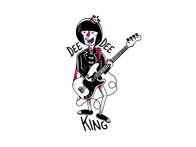 TAKE IT DEE DEE! design illustration punk punkrock questioneverything ramones vector vectorart vectorillustration