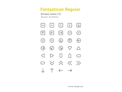 Arrows icons arrows design icons illustration vector