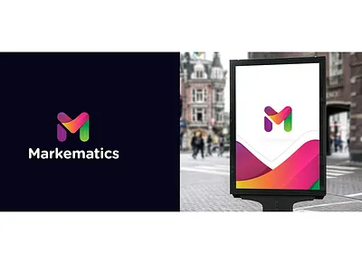 Letter M logo Symbol app brand branding colorful design digital icon identity logo vector