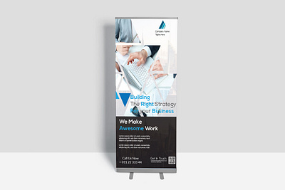 Corporate Roll Up Banner banner banner ad branding branding design design flyer design illustration poster design print ad web