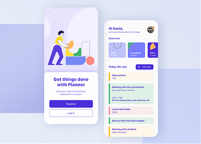 To-do App concept app application concept design mobile mobile app mobile app design mobile design mobile ui planner planning schedule scheduler to do to do app ui vector