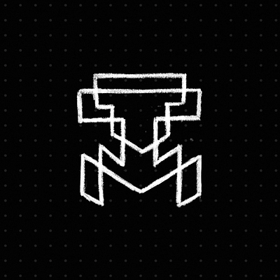 TM Monogram brand design branding design flat handmade icon illustrator logo minimal monogram typography