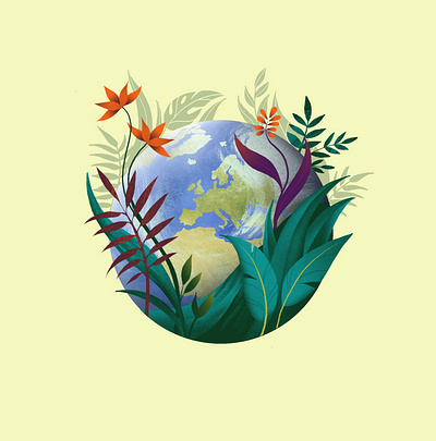 World Environment Day climatechange earth enviroment fornature illustration illustrator nature saveearth savenature timefornature worldenvironmentday