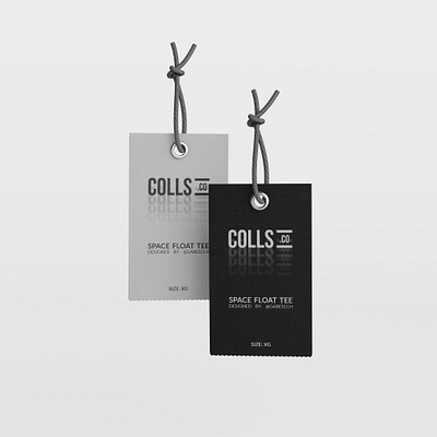 Brandind: colls.co brand branding design fashion brand fashion logo graphic design logo mockup photoshop print tag typography