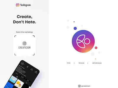 Creaticism on Instagram adobe xd design tips follow me instagram instagram banner instagram post instagram stories instagram template poster design social media uiuxdesign