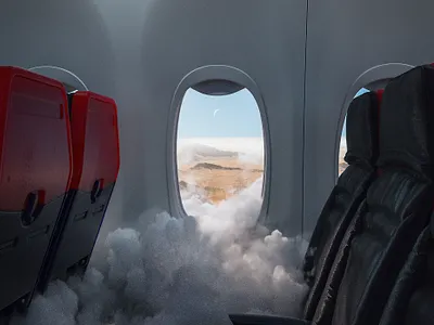 Turbulence 3d 3d art 3d artist aesthetic c4d cinema4d clouds design dreamscape illustration octane octanerender photoshop surreal surrealism