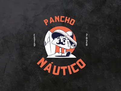 Pancho Náutico branding cartoon illustration local logo logodesign mexican taco