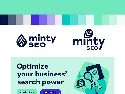 SEO Brand Identity brand identity branding branding design custom type identity illustraion logo design logotype pattern seo typography wordmark