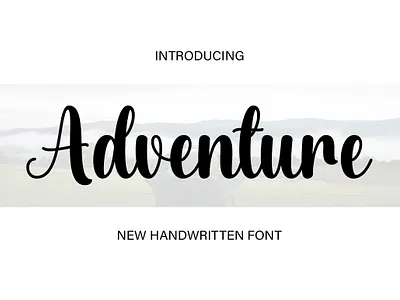 Adventure crafting font cute font handwritten monoline new font script script font