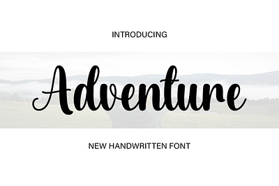 Adventure crafting font cute font handwritten monoline new font script script font