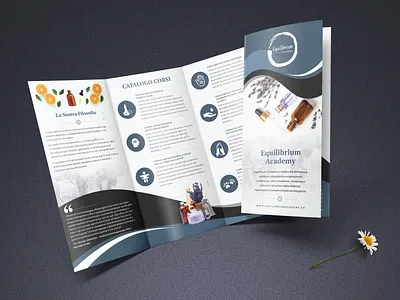 Tri-fold brochure - Aromatherapy Classes aromatherapy brochure design design flyer graphic design lavender print print design tri fold tri fold brochure trifold brochure