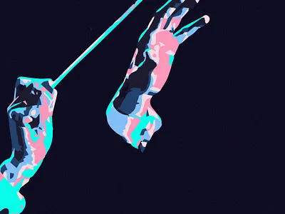 Musica Maestro! - Minimal Illustration art illustration illustrator minimalism vector