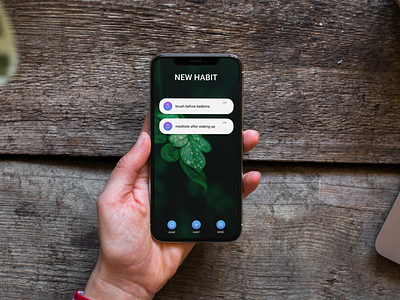 NewHabit habit habit tracker iphone meditation wellness