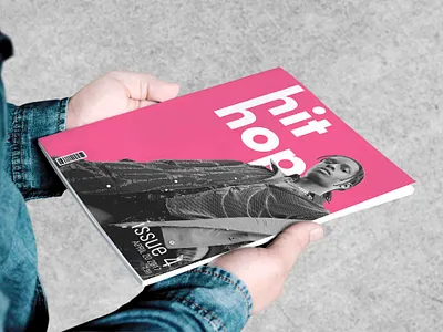 Hit Hop - magazine cover branding design hip hop magazine magazine cover magazine design music print print design typography