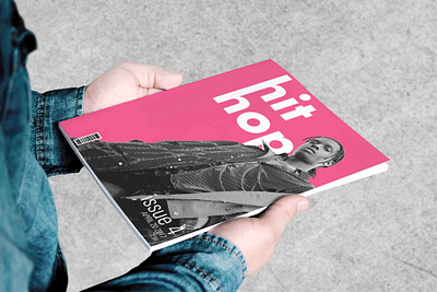 Hit Hop - magazine cover branding design hip hop magazine magazine cover magazine design music print print design typography