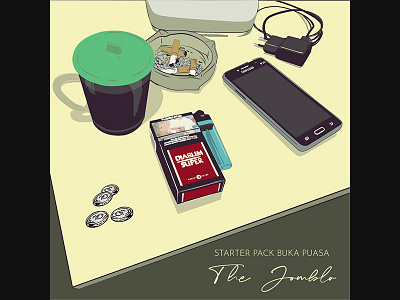 The Jomblo design illustration poster vector