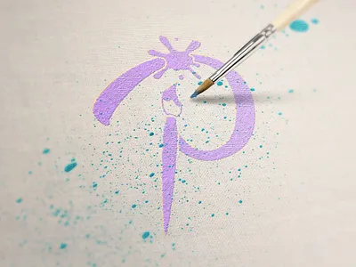 Imperfect Paint Logo brand design brand identity branding design graphic design logo logo design paint parties party