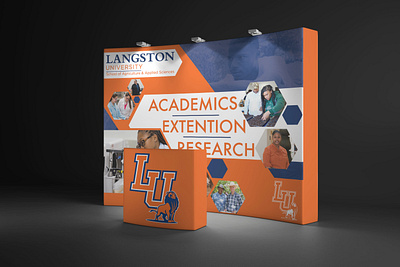 Langston University Display Banner banner design display display banner graphic design hbcu