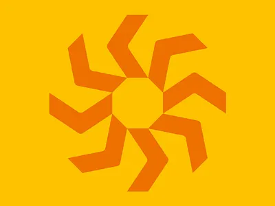 Around the circle sun design artist design flat graphicdesign icon illustration illustrator logo logodesign minimal vector