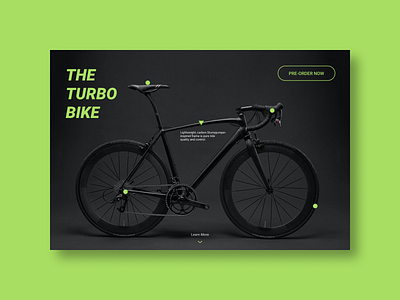 DUI #003 - Landing Page bike daily ui dailyui dailyui 003 landing design landing page landing page ui product page ui ui ux uiux