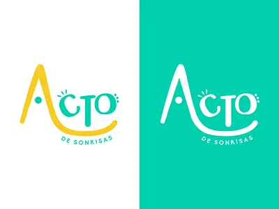 Acto de sonrisas adobe illustrator art brand branding design graphicdesign illustrator logodesign