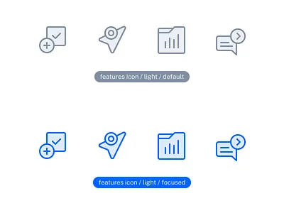 App Features Icons branding design design system icon icon design iconography identity logo symbol ui