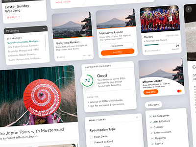 Web App UI Components cards catalog components filters flat form offer offers orange ui ui kit