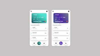 Finance App app design ui