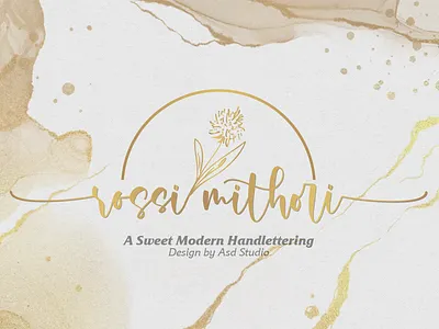 Rossi Mithori - A Sweet Modern Handlettering background