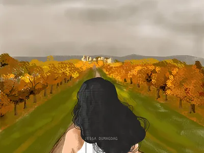 Long Walk art artwork digital art digital painting