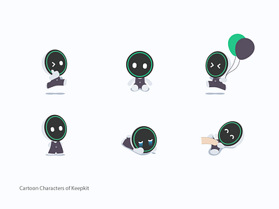 Keepkit cartoon emoji emoticons illustration keep zldesign