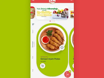 Rework Dapur Umami Mobile App app design figma figmadesign flat minimal mobile trending ui uidesign uiinspirations