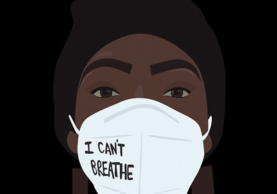 I can't breathe blm brandonruffin design icantbreathe illustration vector